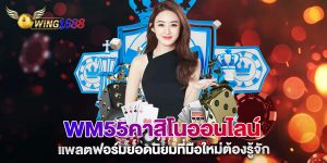 wm55คาสิโนออนไลน์-แพลตฟอร์มยอดนิยมที่มือใหม่ต้องรู้จัก